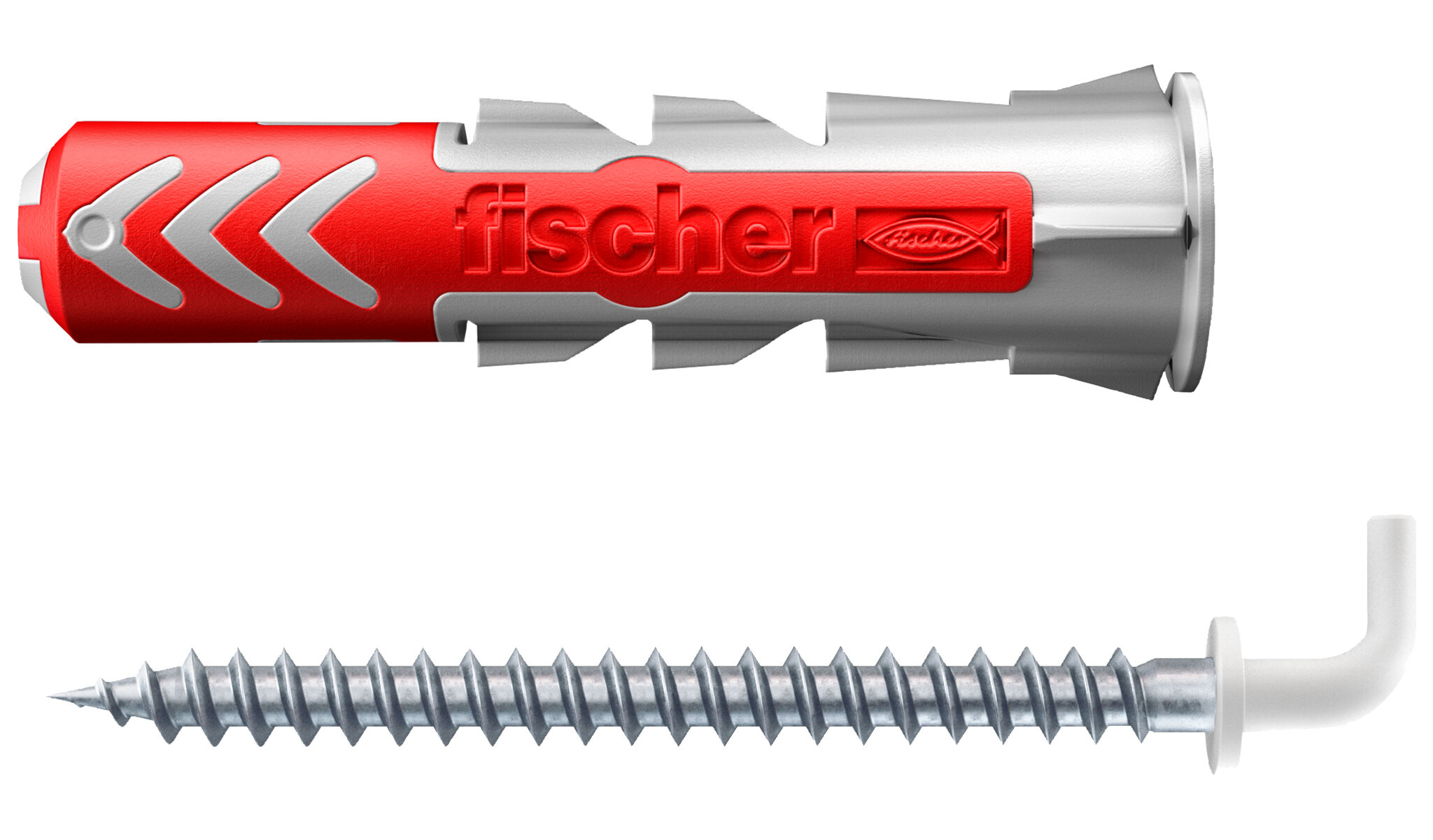 fischer DuoPower 8 x 40 WH N with angle hook